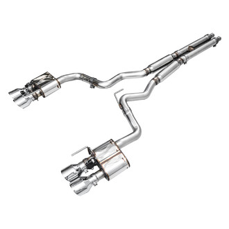 AWE Tuning® - SwitchPath™ 304 SS Cat-Back Exhaust System with Quad Rear Exit