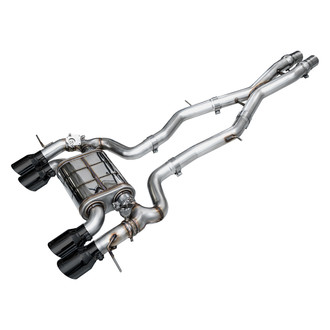 AWE Tuning® - SwitchPath™ 304 SS Cat-Back Exhaust System with Quad Rear Exit