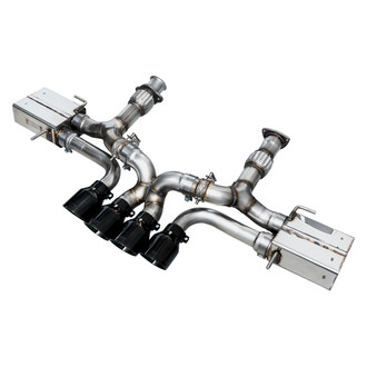 AWE Tuning® - SwitchPath™ 304 SS Cat-Back Exhaust System with Quad Rear Exit