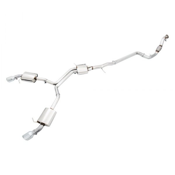 AWE Tuning® - Touring Edition™ 304 SS Dual Outlet Header-Back Exhaust System, Audi A4