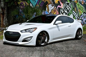 EX12 Satin Black Machined Barrel Hyundai Genesis Coupe