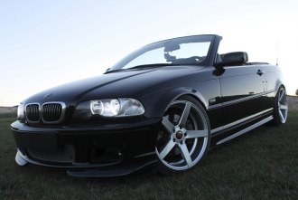 EX18 Gloss Silver Brushed Face BMW E46