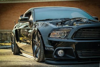 EX20 Black Face Machined Barrel Ford Mustang