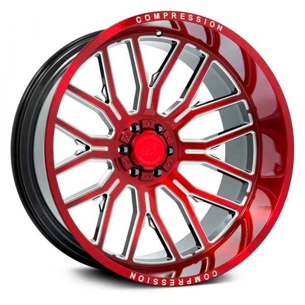 AXE® AX6.2-R COMPRESSION FORGED Wheels - Candy Red Rims - 261412H ...