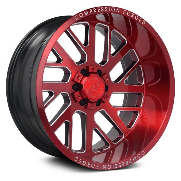 AXE® - AX2.2 COMPRESSION FORGED Candy Red with Milled Accents