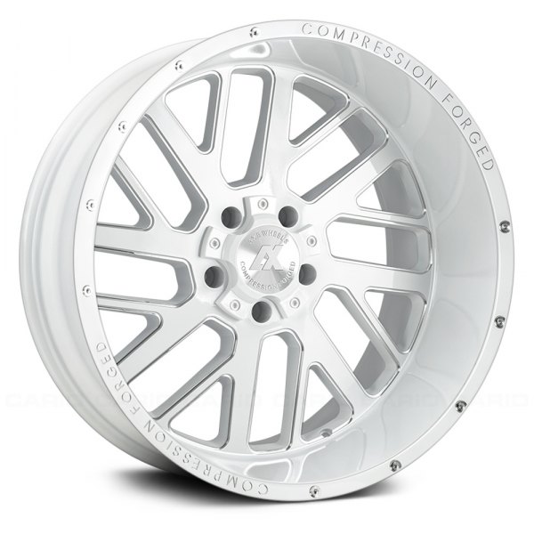 AXE® - AX2.3 Compression Forged Gloss White with Milled Accents