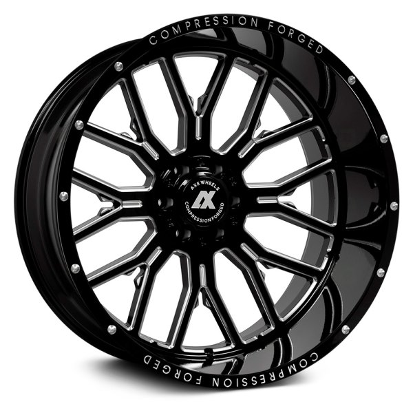 AXE® - AX6.0 COMPRESSION FORGED Gloss Black with Milled Accents