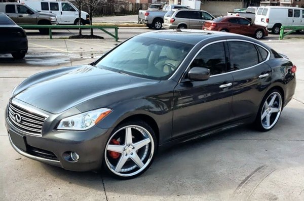 AZAD® AZ008 Wheels - Semi Matte Silver and Chrome SS Lip