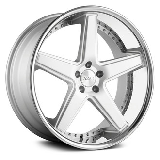 AZAD® - AZ008 Semi Matte Silver and Chrome SS Lip