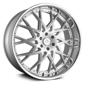 AZAD® - AZ822 Brushed Silver with Chrome SS Lip