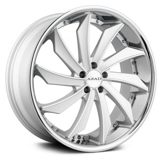 AZAD® - AZ911 Semi Matte Silver and Chrome SS Lip