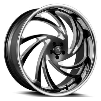 AZAD® - DRIP Gloss Black with Milled Accents and Chrome SS Lip