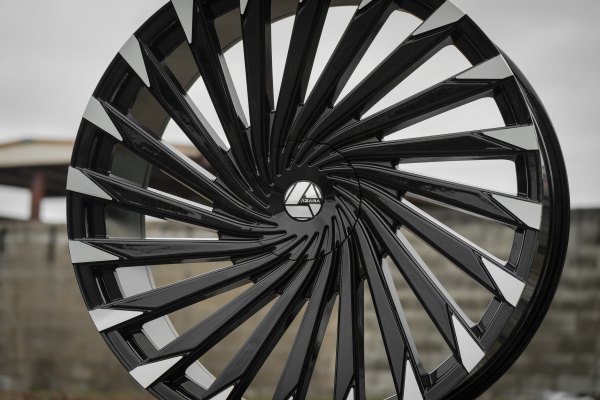 AZARA® AZA-501 Wheels - Gloss Black with Machined Face Rims