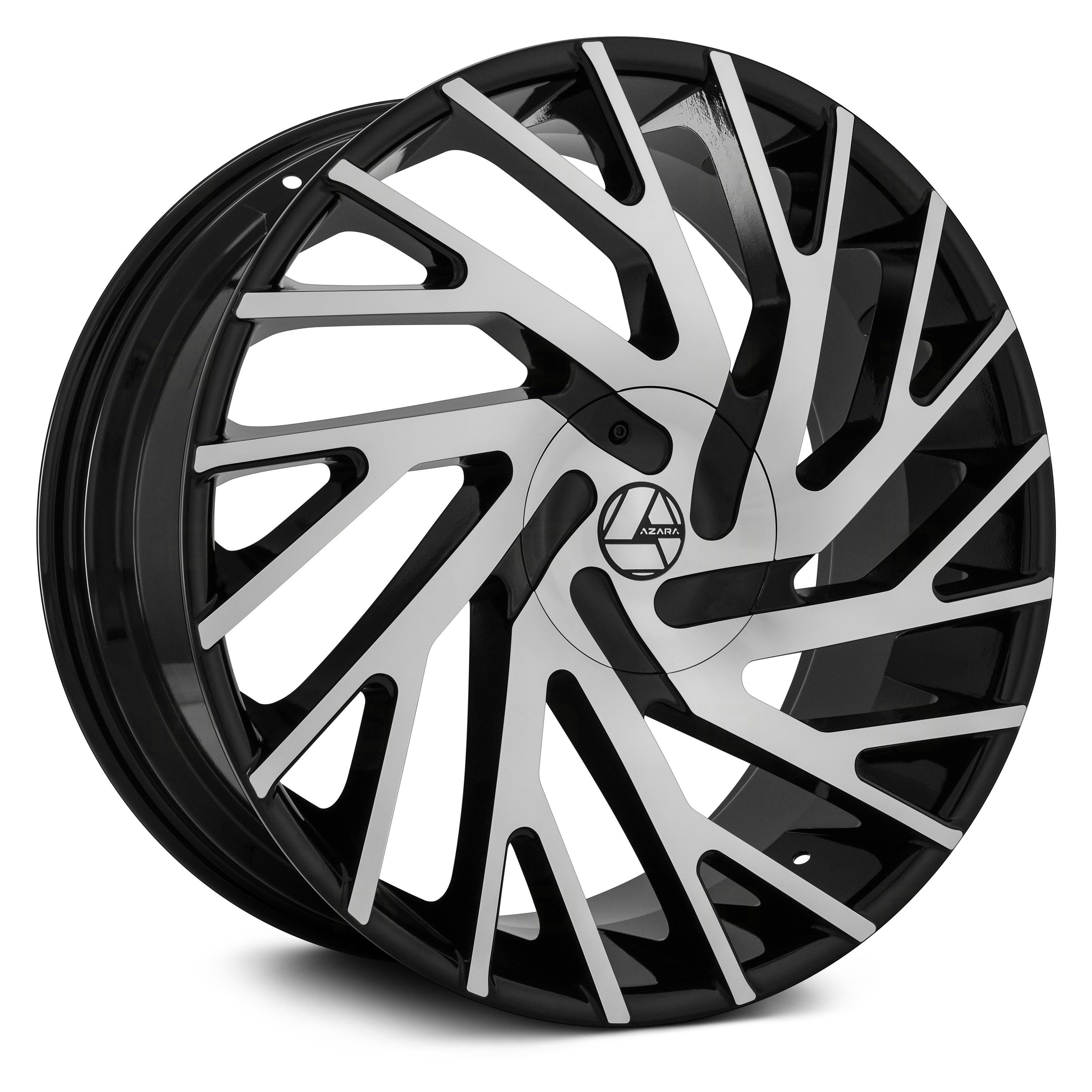 AZARA® AZA-505 Wheels - Gloss Black with Machined Face Rims - AZA