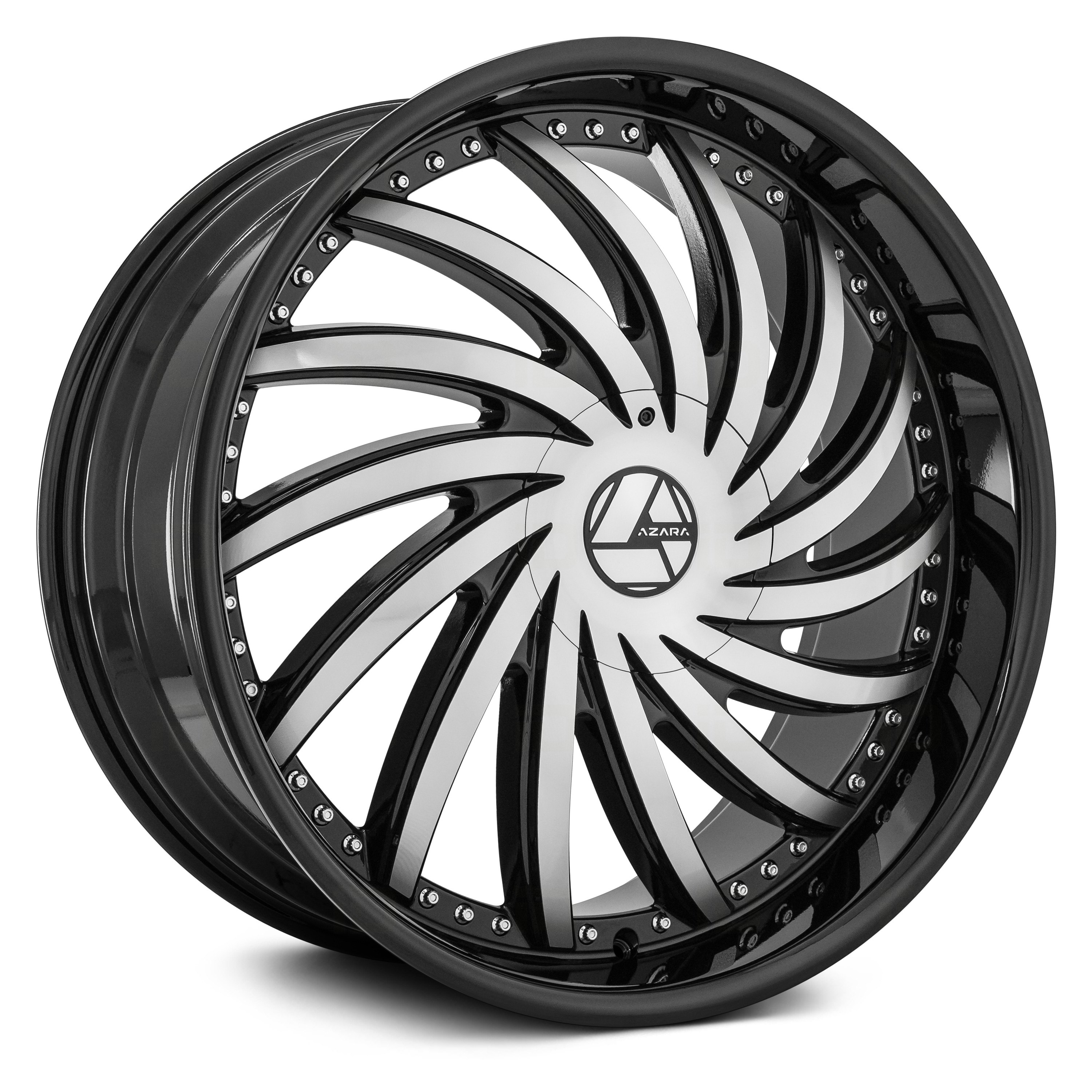 AZARA® AZA-508 Wheels - Gloss Black with Machined Face Rims