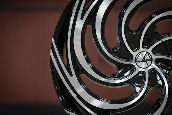 AZARA® AZA-519 Wheels - Black with Machined Face Rims