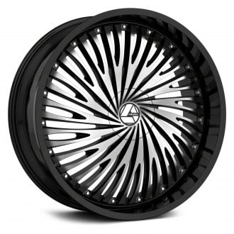 AZARA® - AZA-526 Gloss Black with Machined Face