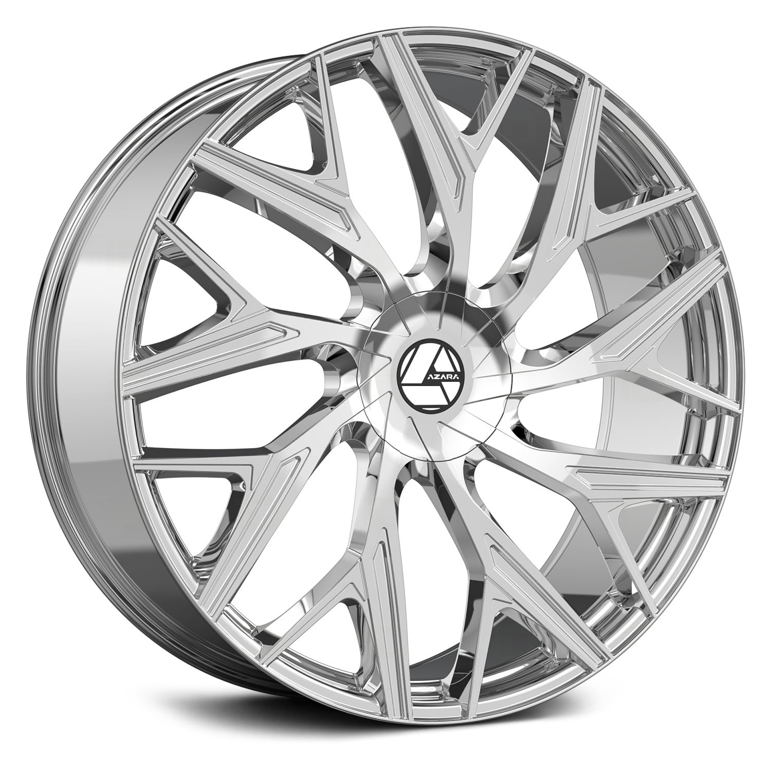 rima　0527 AZARA® AZA-527 Wheels - Nano Chrome Rims - AZA-52722955722NC-139.7
