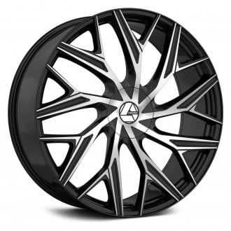 AZARA® - AZA-527 Gloss Black with Machined Face