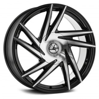 AZARA® - AZA-529 Gloss Black with Machined Face