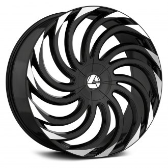 AZARA® - AZA-534 Gloss Black with Machined Face