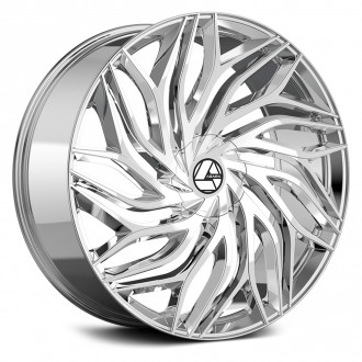 [アサナマ] AZARA® AZA-537 Wheels - Nano Chrome Rims - AZA-53720853635NC