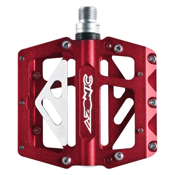 Azonic® - 420 Red Platform Pedals