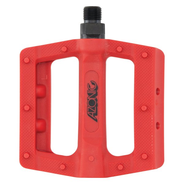 Azonic® - Shoo-In Red Platform Pedals