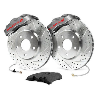 Baer® - Pro Drilled and Slotted Front Brake System