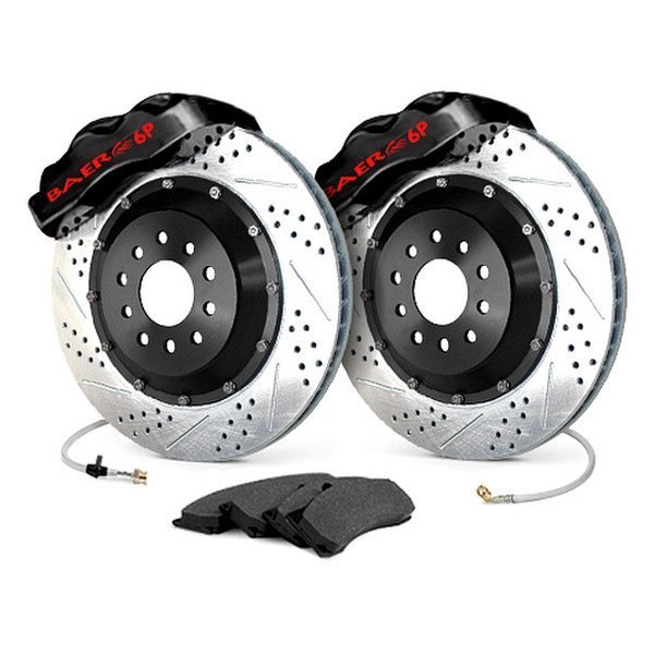 Baer® - Pro Plus Front Brake System with Black Calipers