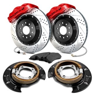 Baer® - Pro Plus Drum-to-Disc Drilled and Slotted Conversion Brake System