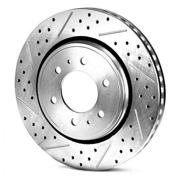  Baer® - Replacement Drilled and Slotted 1-Piece Front Brake Rotor for Track4 Brake Systems