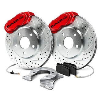 Baer® - SS4 Drilled and Slotted Front Brake System