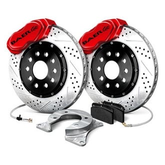 Baer® - SS4 Plus Drilled and Slotted Front Brake System