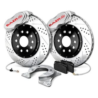 Baer® - SS4 Plus Drilled and Slotted Front Brake System