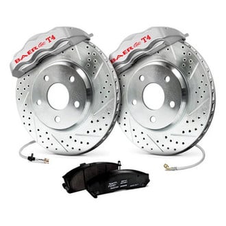Baer® - Track4 Drilled and Slotted Front Brake System