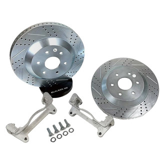 Baer® - BIG Claw Drilled and Slotted 1-Piece Front Brake Rotor Kit