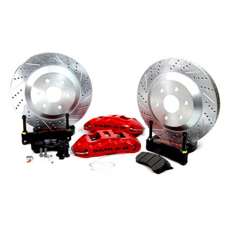 Baer® - Extreme Plus Drilled and Slotted Front Brake System