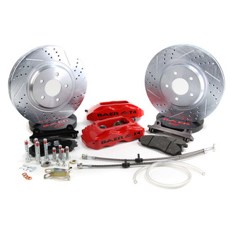 Baer® - Track4 Drilled and Slotted Front Brake System