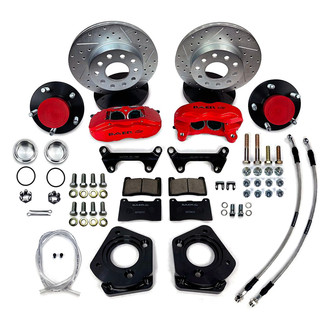 Baer® - SS4 Drilled and Slotted Front Brake System