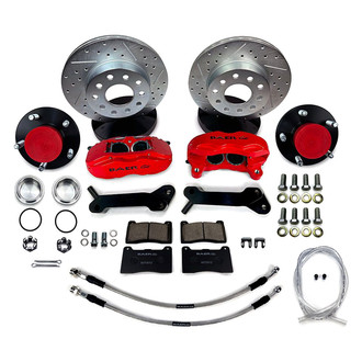 Baer® - SS4 Drilled and Slotted Front Brake System