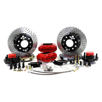Baer® - SS4 Plus Drilled and Slotted Front Brake System