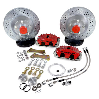 Baer® - Classic Drilled and Slotted Disc Brake Conversion Kit