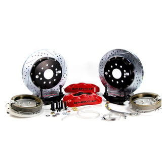 Baer® - Pro Plus Drilled and Slotted Rear Brake System