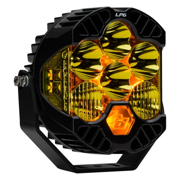 Baja Designs® - LP6 Pro™ 6" 90W/4.14W Round Driving/Combo Beam Amber LED Light