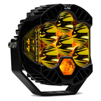 Baja Designs® - LP6 Pro™ 6" 90W/4.14W Round Spot Beam Amber LED Light