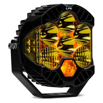 Baja Designs® - LP6 Pro™ 6" 90W/4.14W Round Driving/Combo Beam Amber LED Light