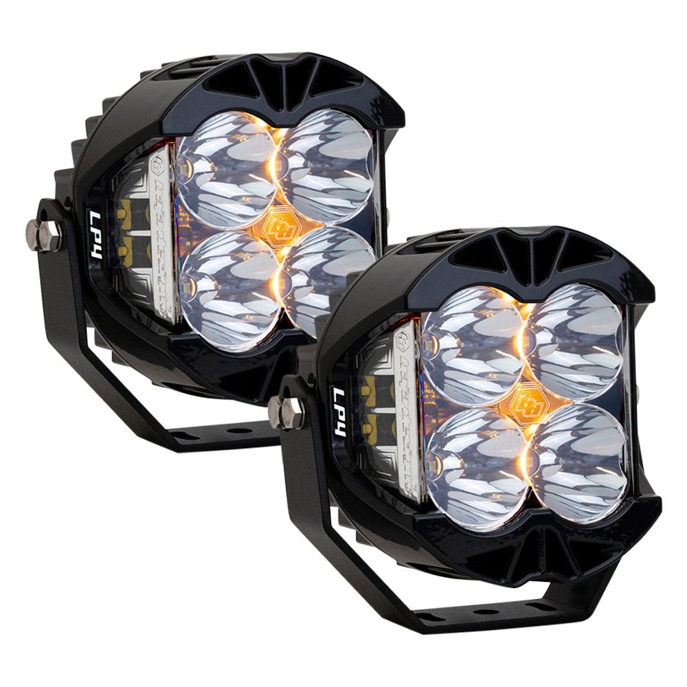 Baja Designs® LP4 Pro™ 5.1" Round LED Lights, with Amber DRL