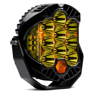Baja Designs® - LP9 Pro™ 8" 105W/2.8W Round Spot Beam Amber LED Light