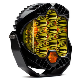 Baja Designs® - LP9™ Racer Edition 8" 105W/2.8W Round High Speed Spot Beam Amber LED Light